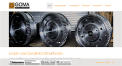 Desktop Screenshot of goma-gmbh.de